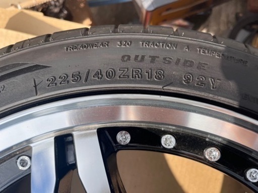 AME STEINER 18×7.5J 5穴　1本だけの出品 スペアー 