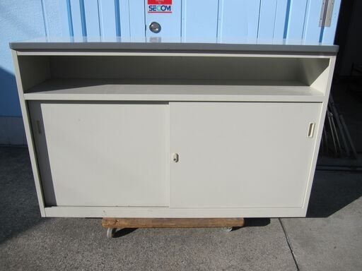 受付カウンター ニューグレー 1500x450 生興製 鍵無し・作成可能1100 