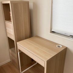 デスク　IKEAミッケの画像