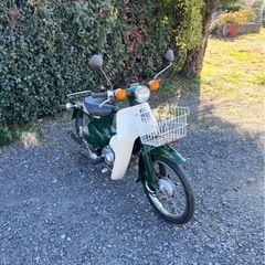 698. 動画あり　ホンダ　スーパーカブ50 低走行　原付　バイク　50cc   車体の画像