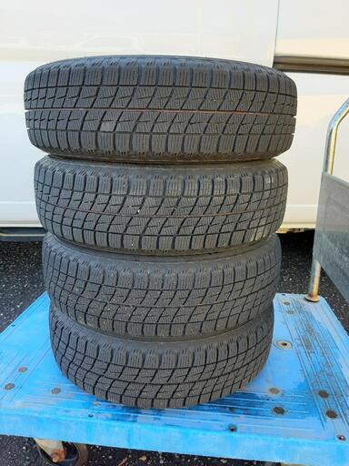 軽自動車　冬タイヤとアルミの4本セット　155/65R13