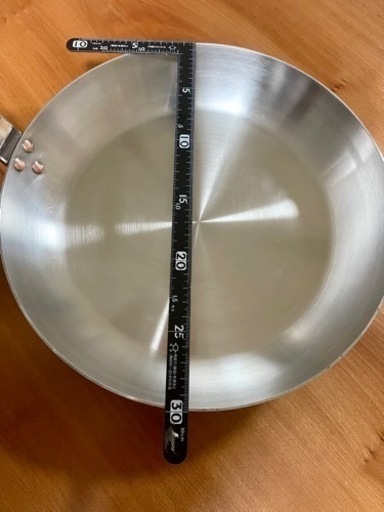 ステンレスフライパン 30cm IH対応 1126g 軽い 日本製 プロ用 3層