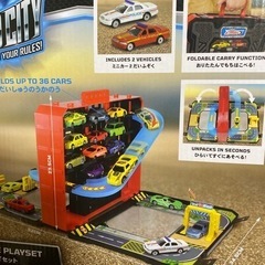 ミニカー　キャリーケースプレイセット！トイザラスの画像