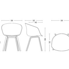 HAY アームチェアの画像