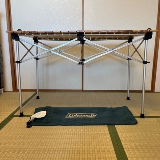 ◆コールマン ナチュラルウッドロールテーブル110