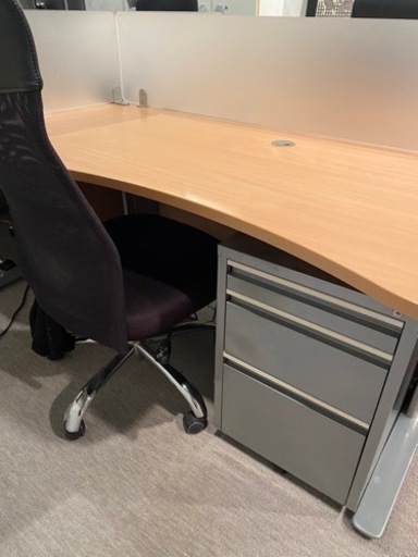 【取引進行中】家具 オフィスデスク セット チェアー ワゴン