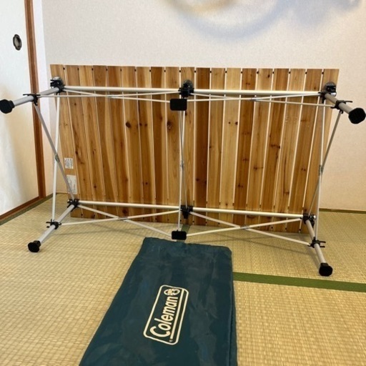 Coleman ナチュラルウッドロールテーブル110 ナチュラルウッドロール ◆コールマン ナチュラルウッドロールテーブル110