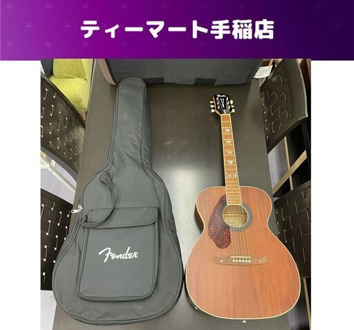 Fender エレアコ TIM ARMSTRONG HELLCAT LH NAT WN 左利き用 レフティ フェンダー アコースティックギター ソフトケース 現状品 札幌市