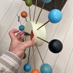 ジャンク品　1月23日まで ジョージ・ネルソン ボールクロック マルチ の画像