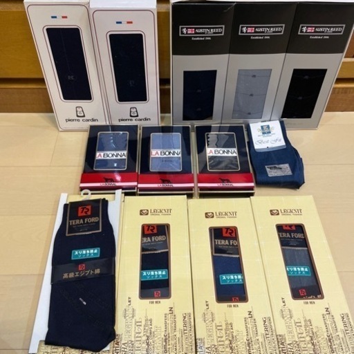 【新品未使用】男性用高級ブランドビジネスソックス　靴下セット売り　25センチ