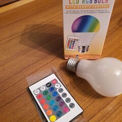 未使用  16色電球 　リモコン付