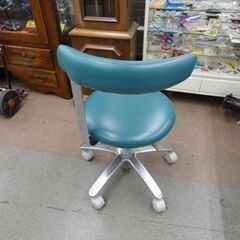難あり タカラベルモント デンタルチェア 昇降チェア 丸イス 背もたれ付き 西岡店の画像