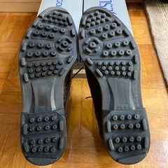 ゴルフシューズ　革靴　未使用品の画像