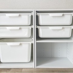カラーボックス　引き出し付き