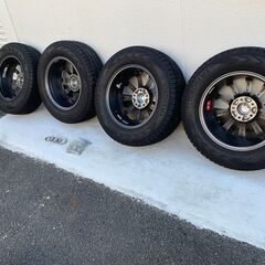 お譲り先決定しました。　スタッドレスタイヤホイール4本セット　２１５/７０R１６　ホンダ　エレメントYH2で使用していました。の画像