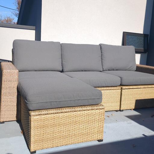 IKEA SOLLRRON アウトドア家具 コーナーソファ 即引渡し可 ３月中旬で出品受付終了
