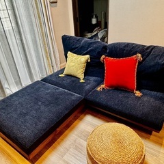 上質なオットマン　マスターウォール　MASTERWAL  DANISH GRANDE SOFA （オットマン9092）美品の画像