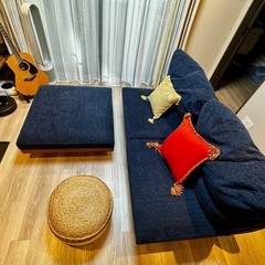 上質なオットマン　マスターウォール　MASTERWAL  DANISH GRANDE SOFA （オットマン9092）美品の画像