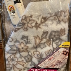 電気毛布　三洋製　抗菌防臭加工の画像
