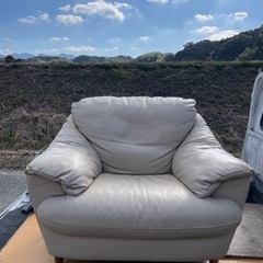 決まりました　処分価格　ltalsofa 1人がけ　ソファー　中古品　配達可・場所は要相談の画像