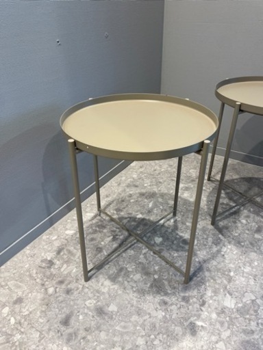 トレイテーブル　ダークグレ　IKEA