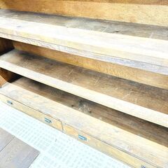 昭和レトロ 飾り棚 キャビネット 水屋箪笥 セパレート 古民具 古民家の画像