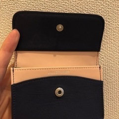 値下げ★名刺入れ ジルシュチュアート 紺色の画像