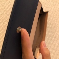 値下げ★名刺入れ ジルシュチュアート 紺色の画像