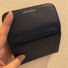 値下げ★名刺入れ ジルシュチュアート 紺色の画像