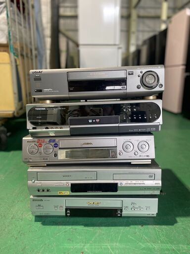 大阪★「T367」ジャンク VHSデッキ　5台まとめて。