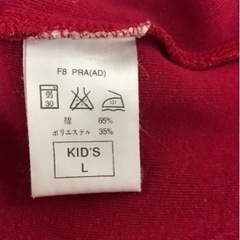 ロ2312-141 Nike Vネックカットソー キッズLの画像