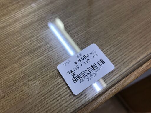 【FU657】★ニトリ ドレッサー（椅子付き） ノワル ブラウン