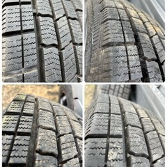 商談中です　デイトナホイール　スタッドレス4本バリ溝　ハイエース200系の画像