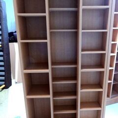 スライド本棚②移動式本棚 収納家具 90×30×180 札幌市限...