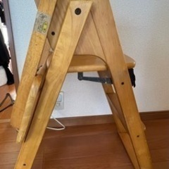 ベビーチェア　木製　食事用椅子の画像