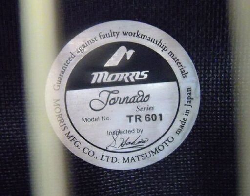 morris エレキアコースティックギター TR601 Tornado モーリス トルネード 本体のみ 札幌市北区屯田