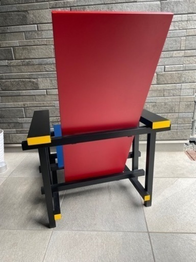 最終値下げ‼️レア　レッドアンドブルー　REDANDBLUE  デザイナーズ　チェア　cassina(カッシーナ)リプロダクト品