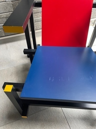 最終値下げ‼️レア　レッドアンドブルー　REDANDBLUE  デザイナーズ　チェア　cassina(カッシーナ)リプロダクト品