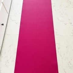 アンリベベ　ヨガマット　パープル×ピンク　ピラティス　の画像