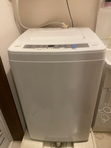 冷蔵庫 2021年製118L 2ドア  洗濯機アクア2016年製のセット