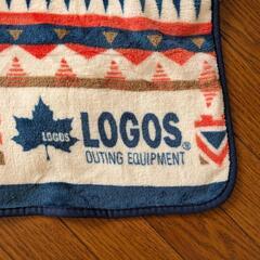 新品未使用。LOGOSブランケットの画像