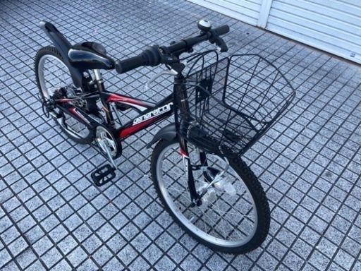 【22インチJr.マウンテン】美品❗️使用少ない❗️6段変速　LEDオートライト　若林自転車　唐崎店　SALE❗️