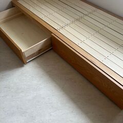 ベッド　収納ベッド　無印良品
