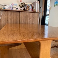 無印のリビングでもダイニングでも　テーブルの画像