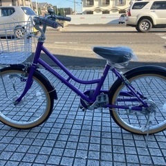 【20インチ子供自転車】美品❗️使用ほぼなし❗️オススメ車❗️スペアキーあり　若林自転車　唐崎店　SALE中❗️の画像