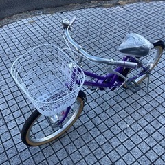 【20インチ子供自転車】美品❗️使用ほぼなし❗️オススメ車❗️スペアキーあり　若林自転車　唐崎店　SALE中❗️の画像