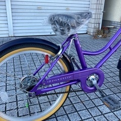 【20インチ子供自転車】美品❗️使用ほぼなし❗️オススメ車❗️スペアキーあり　若林自転車　唐崎店　SALE中❗️の画像