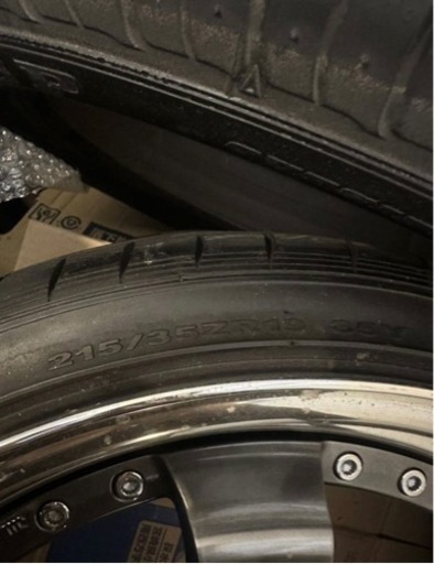SSR Professor SP4 19インチx8.5J NORMAL DISK SSR ホイール タイヤ付き 4本セット 屋内保管
