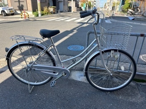 26インチ 自転車 ママチャリ 全カバー 中古 美品
