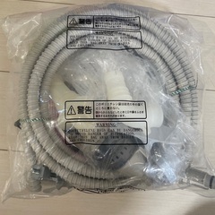 お風呂から洗濯機へ水を吸い上げるホース